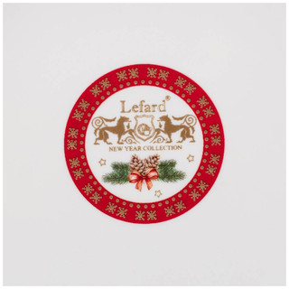 Тарелка обеденная 'Часы' 27 см, красная 3