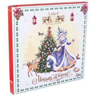 Тарелка обеденная 'Часы' 27 см, красная 2