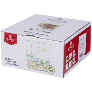 Набор из 4-х стаканов 'Wonderland' 320 мл 3