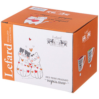 Кружка 'Без тебя реально нереально' 380 мл, Lefard 2