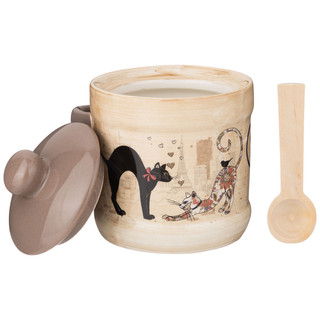 Сахарница с ложкой 'Парижские коты' 400 мл, Agness 3