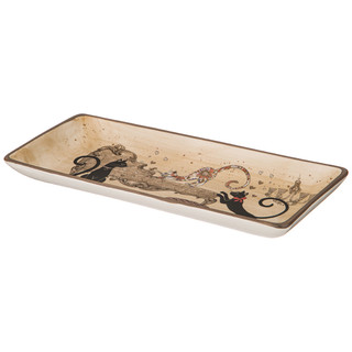 Блюдо прямоугольное 'Парижские коты' 28 см, Agness 3