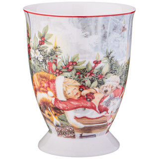 Кружка 'Christmas' пуансеттия, 320 мл, Lefard 3