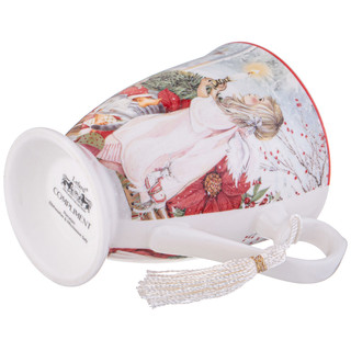 Кружка 'Christmas' пуансеттия, 320 мл, Lefard 5