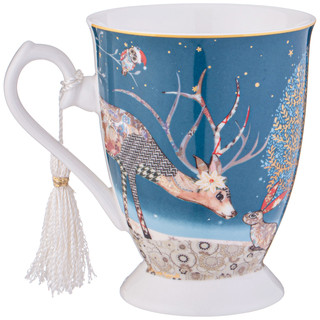 Кружка 'Christmas' печворк, 320 мл, Lefard 3