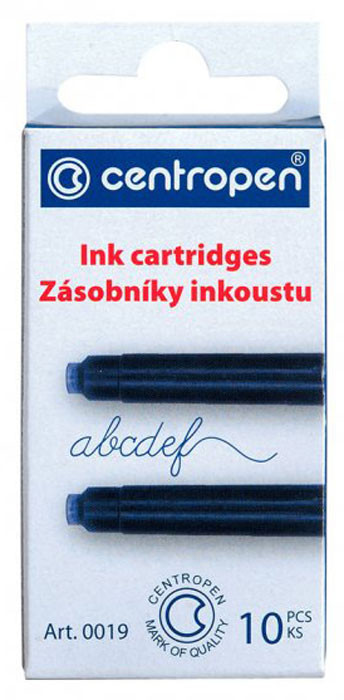 Centropen Картридж чернильный цвет синий 10 шт