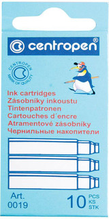 Centropen Картридж чернильный цвет синий 10 шт 3