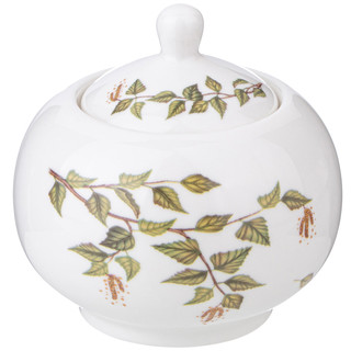 Сахарница 'Берёзки' 380 мл, на деревянной подставке, Lefard 4