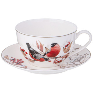 Чайный сервиз 'Лесная сказка' Снегири, на 6 персон, 14 предметов, Lefard 4