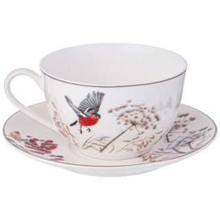 Чайный сервиз 'Лесная сказка' Снегири, на 6 персон, 14 предметов, Lefard 5