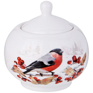 Чайный сервиз 'Лесная сказка' Снегири, на 6 персон, 14 предметов, Lefard 7