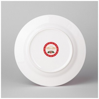 Тарелка закусочная 'С Новым Годом!' 19 см, красная, Lefard 3