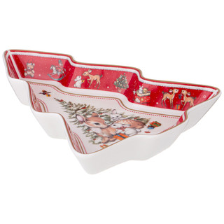 Блюдо-елка 'С Новым Годом!' 25х21 см, Lefard 2