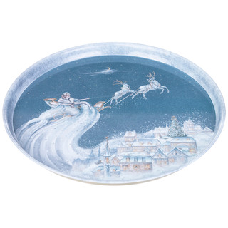 Поднос сервировочный 'Снежная королева' 33 см, Agness 2