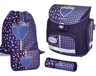 Ранец midi plus black diamond с наполнением, Herlitz 1