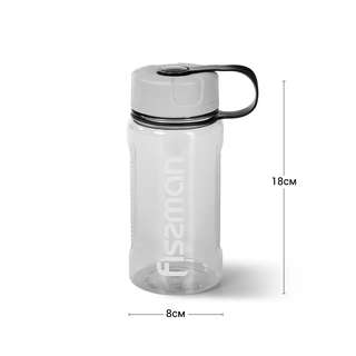 Бутылка для воды пластиковая Fissman, 650 мл, ассорти 6