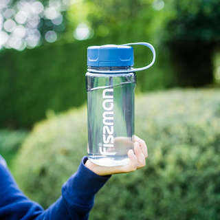 Бутылка для воды пластиковая Fissman, 650 мл, ассорти 8