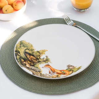 Тарелка фарфоровая 27 см Fissman Forest tales 6