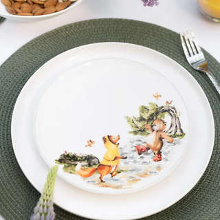 Тарелка фарфоровая 20 см Fissman Forest tales 6