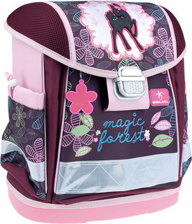 Ранец Belmil Magic Forest, цвет бордовый, розовый 2