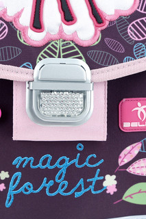 Ранец Belmil Magic Forest, цвет бордовый, розовый 5