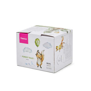 Кружка фарфоровая 450 мл Fissman Forest tales 10