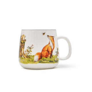 Кружка фарфоровая 450 мл Fissman Forest tales 2