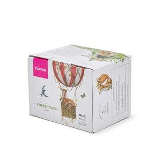 Кружка фарфоровая 450 мл Fissman Forest tales 8