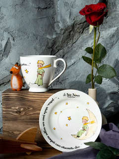 Чайная пара 'Маленький принц' 440 мл, фарфор (звезды светятся) 7