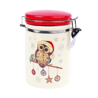 Банка для сыпучих продуктов 'Owl Christmas' 850 мл