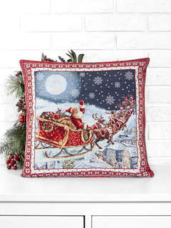 Наволочка декоративная 'Ночь перед Рождеством' 45х45 см, гобе...