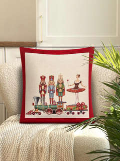 Наволочка декоративная 'Щелкунчик и Мари' 45х45 см, гобелен, Le Gobelin 2