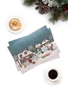 Комплект из 2-х салфеток 'Большая семья' 35х45 см, гобелен, б...