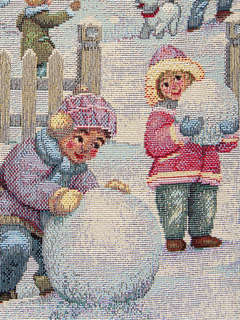 Дорожка для стола 'Большая семья' 40х100 см, гобелен, Le Gobelin 4