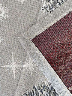 Дорожка для стола 'Арктика' 44х140 см, гобелен, серебро, Le Gobelin 3