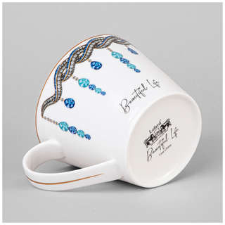 Кружка 'Beautiful Life' (символ года 2025, синий) 450 мл, Lefard 3