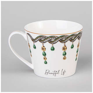 Кружка 'Beautiful Life' (символ года 2025, зеленый) 450 мл, Lefard 2