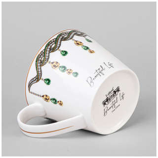 Кружка 'Beautiful Life' (символ года 2025, зеленый) 450 мл, Lefard 3