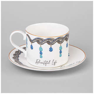 Чайная пара 'Beautiful Life' (символ года 2025, синий) 300 мл, Lefard 2