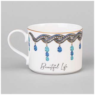 Чайная пара 'Beautiful Life' (символ года 2025, синий) 300 мл, Lefard 5
