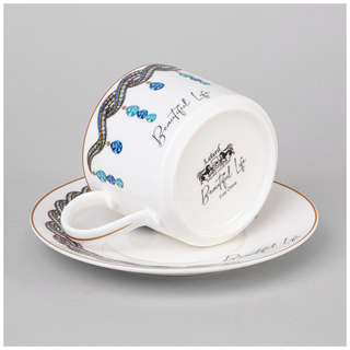 Чайная пара 'Beautiful Life' (символ года 2025, синий) 300 мл, Lefard 6