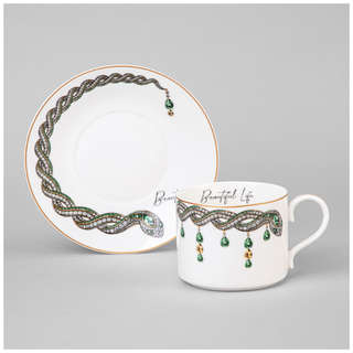 Чайная пара 'Beautiful Life' (символ года 2025, зеленый) 300 мл, Lefard 3