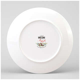 Тарелка закусочная 'Морозко' (Снегурочка у елки) 20.5 см, Lefard 3