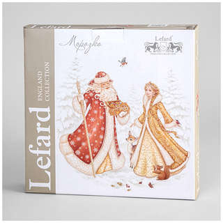 Тарелка обеденная 'Морозко' (шишки и ягоды) 26 см, Lefard 2