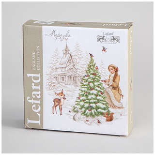 Блюдо 'Морозко' (снегири) 16 см, Lefard 2