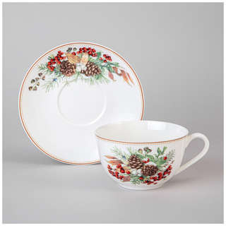 Чайная пара 'Морозко' (шишки) 300 мл, Lefard 3