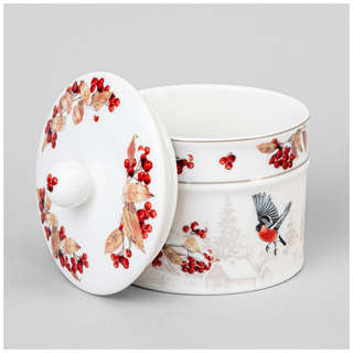 Банка 'Лесная сказка, Снегири' 500 мл, Lefard 2