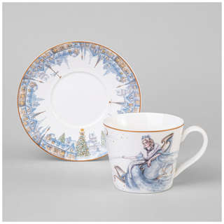 Чайная пара 'Снежная королева' 300 мл, Lefard 3