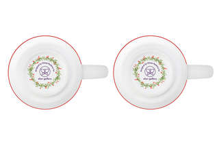 Набор из 2-х кружек 'Снегири' по 400 мл 4