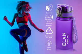 Бутылка для воды 350 мл 'Style Matte' лаванда 10